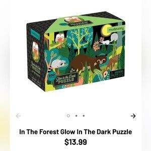 Mudpuppy Glow in the Dark Puzzle In the Forest